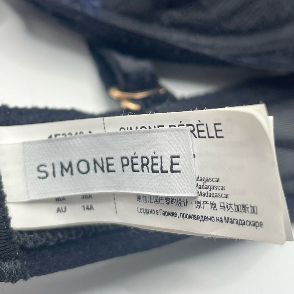 Simone Perele Scenario Push-Up - Black / Navy 36A Lace - Picture 10 of 13